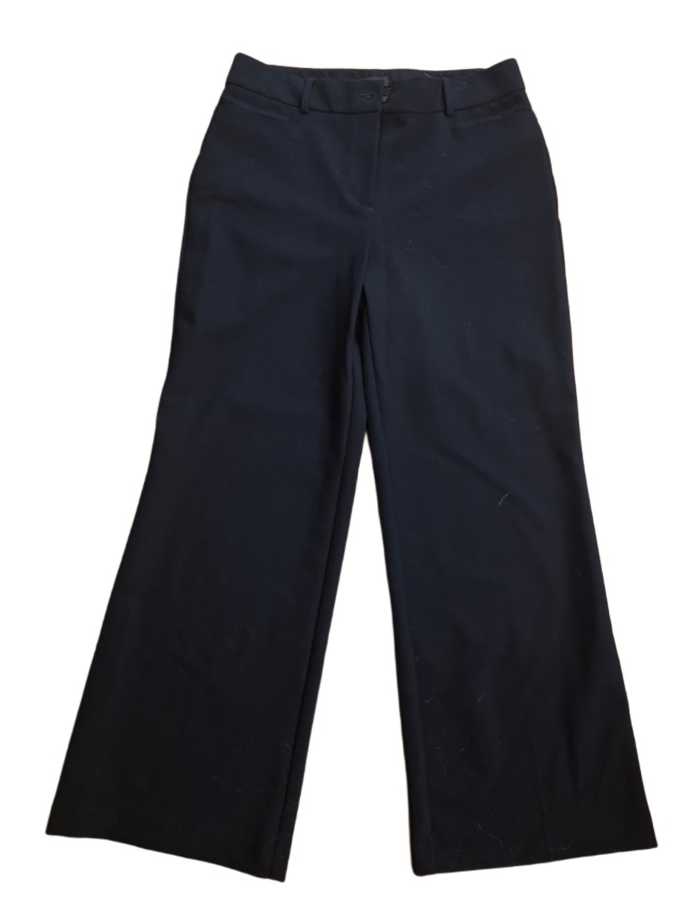 LOFT Navy Wide-Leg Dress Pants